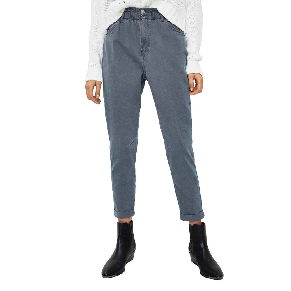 Kadın Pantolon - GÜL KURUSU - L