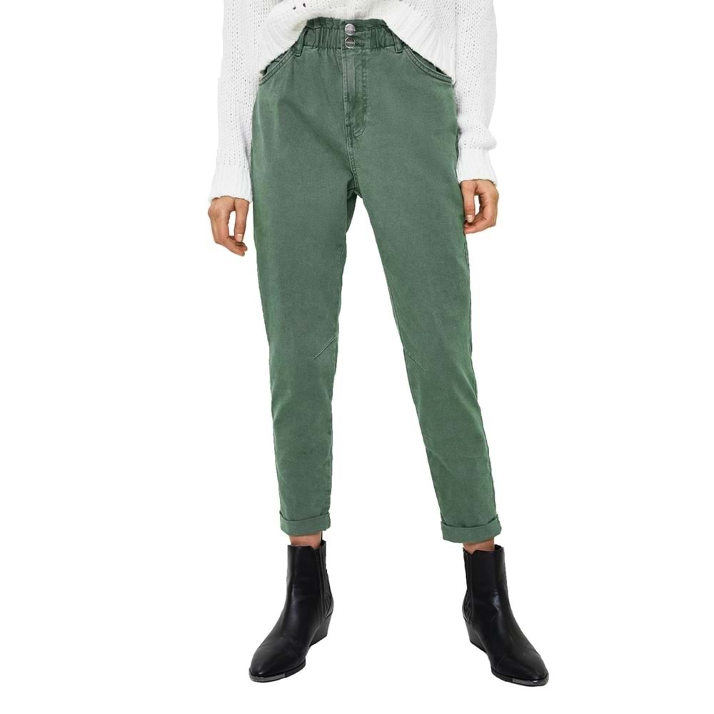 Kadın Pantolon - GÜL KURUSU - L