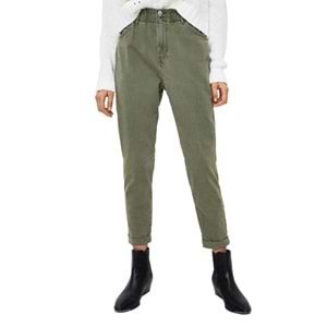 Kadın Pantolon - GÜL KURUSU - L