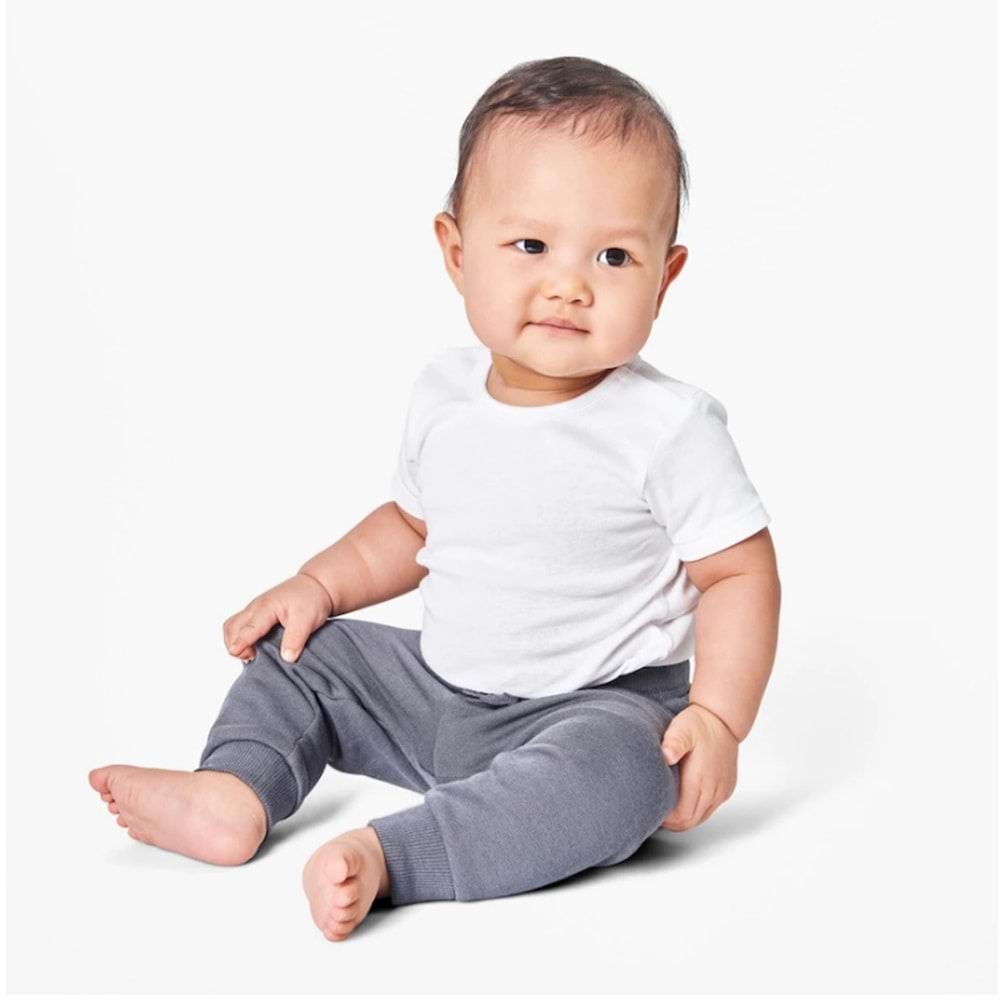 Pijama Altı - BEYAZ - 6-12 AY